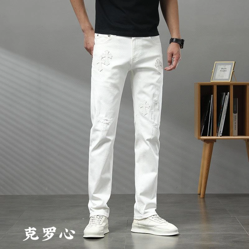Refined Chrome Hearts Jeans 118782