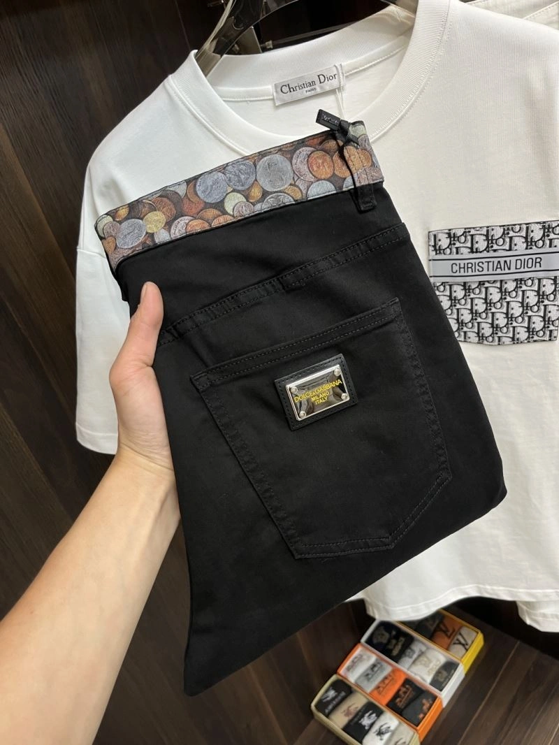 Unisex Chrome Hearts Jeans 118570