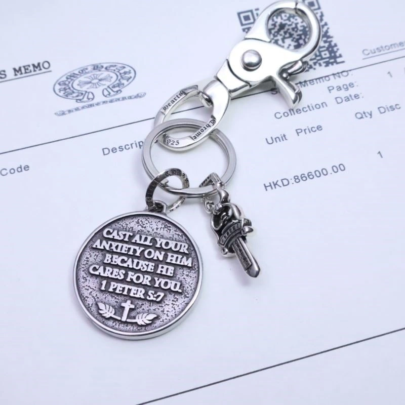 ZipUp Chrome Hearts Keychains 240254