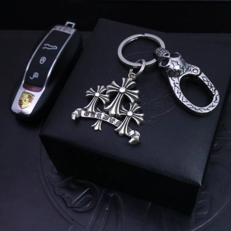 Vibrant Chrome Hearts Keychains 240213