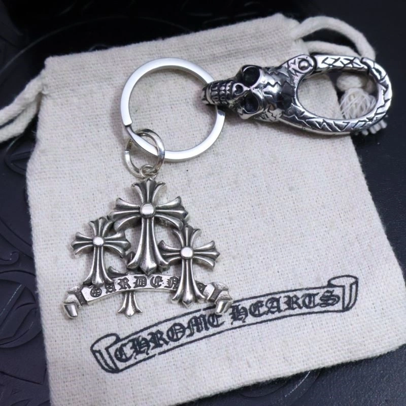 Vibrant Chrome Hearts Keychains 240213