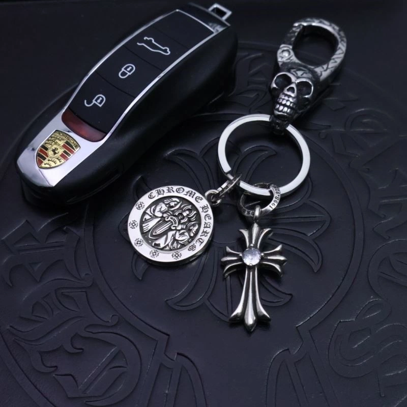 Cozy Chrome Hearts Keychains 240204
