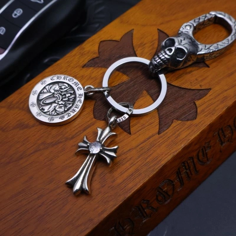 Cozy Chrome Hearts Keychains 240204