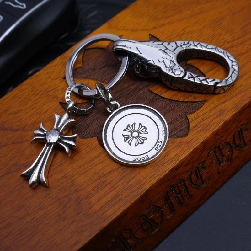 Cozy Chrome Hearts Keychains 240204