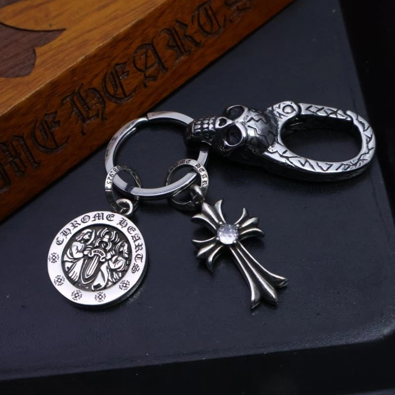 Cozy Chrome Hearts Keychains 240204