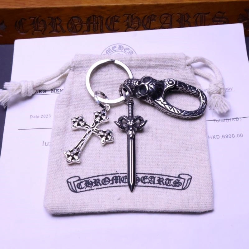 Trendy Chrome Hearts Keychains 240264