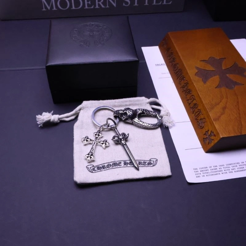 Trendy Chrome Hearts Keychains 240264