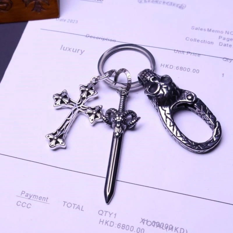 Trendy Chrome Hearts Keychains 240264