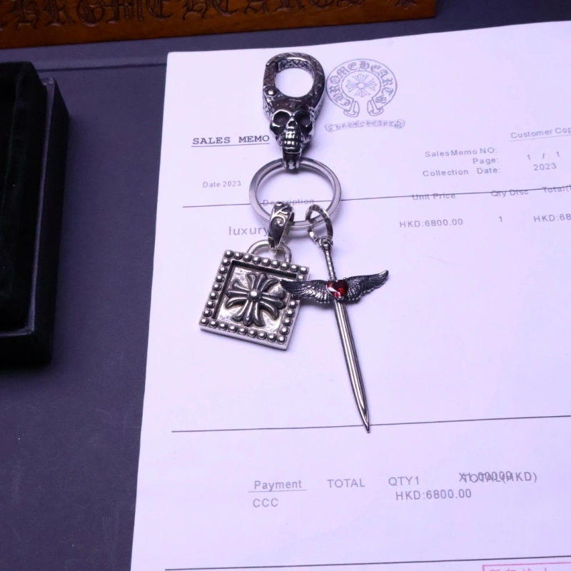 WaterResistant Chrome Hearts Keychains 266615