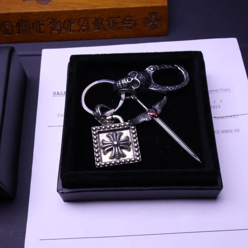 WaterResistant Chrome Hearts Keychains 266615