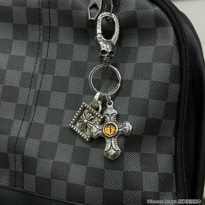 Cozy Chrome Hearts Keychains 266519