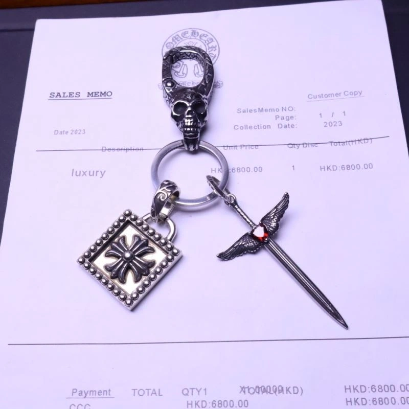Bright Chrome Hearts Keychains 265769