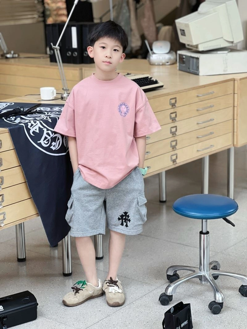 Sleek Chrome Hearts Kids 118366