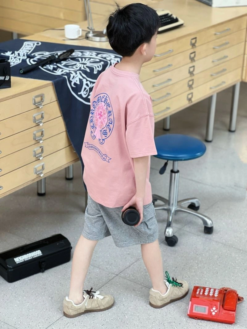 Sleek Chrome Hearts Kids 118366