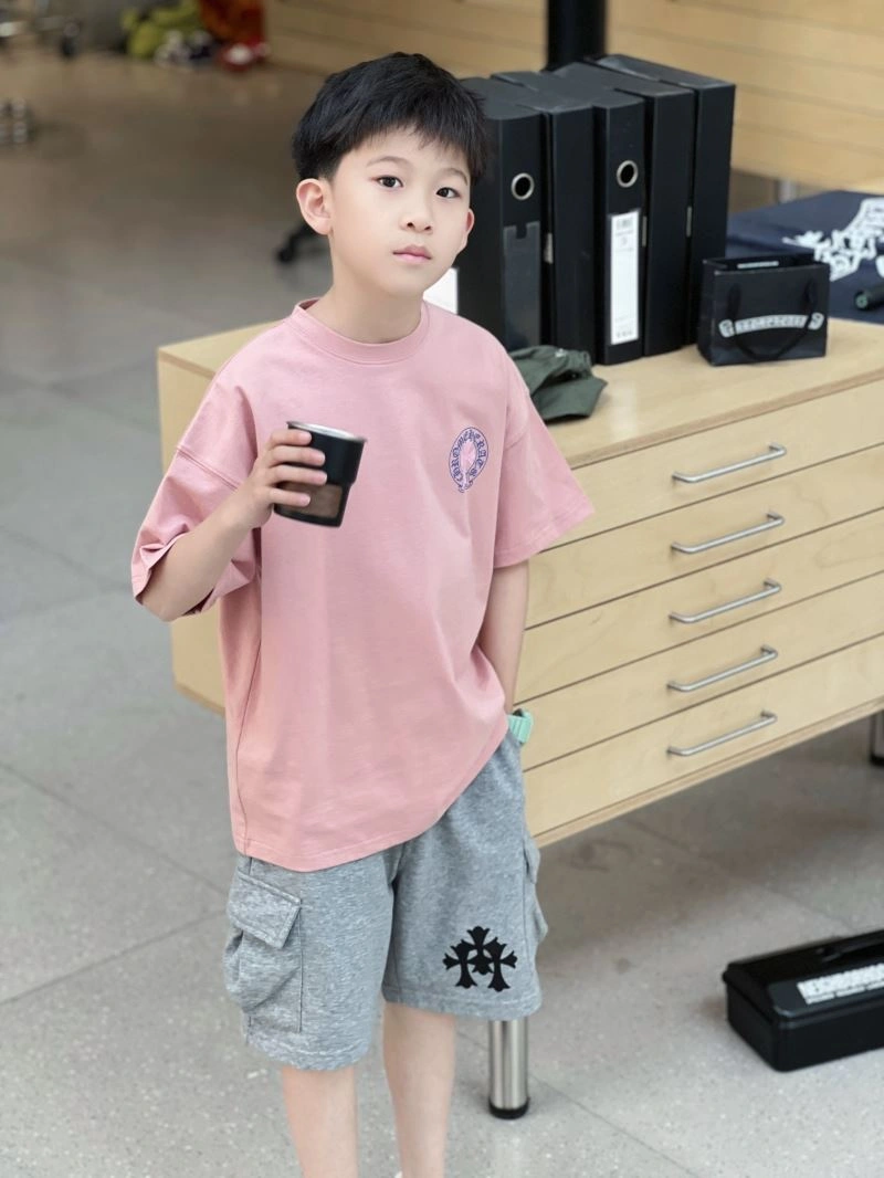 Sleek Chrome Hearts Kids 118366