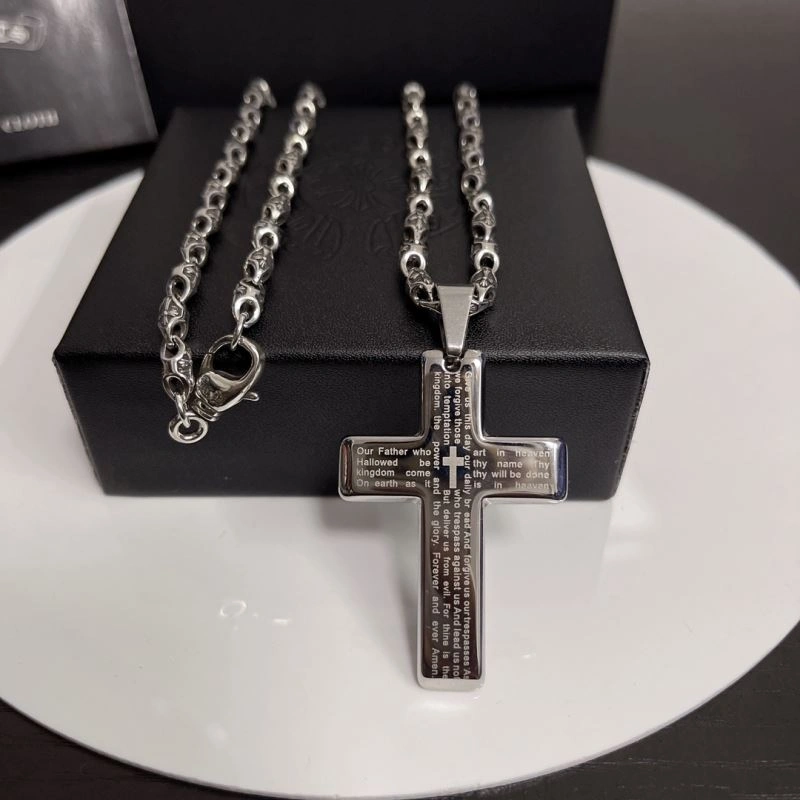 Cozy Chrome Hearts Necklaces 242261