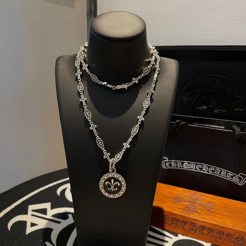 Comfortable Chrome Hearts Necklaces 242204