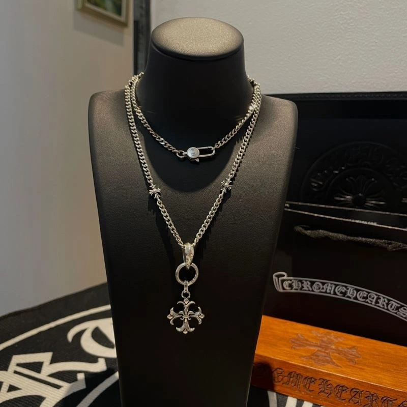 Compact Chrome Hearts Necklaces 242063