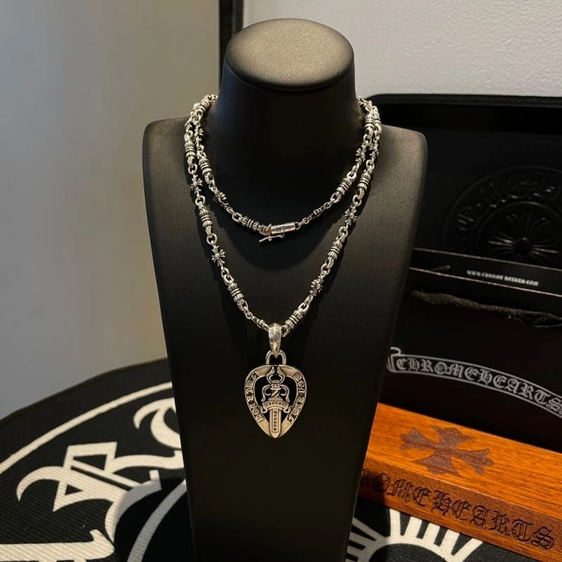 Bright Chrome Hearts Necklaces 241989