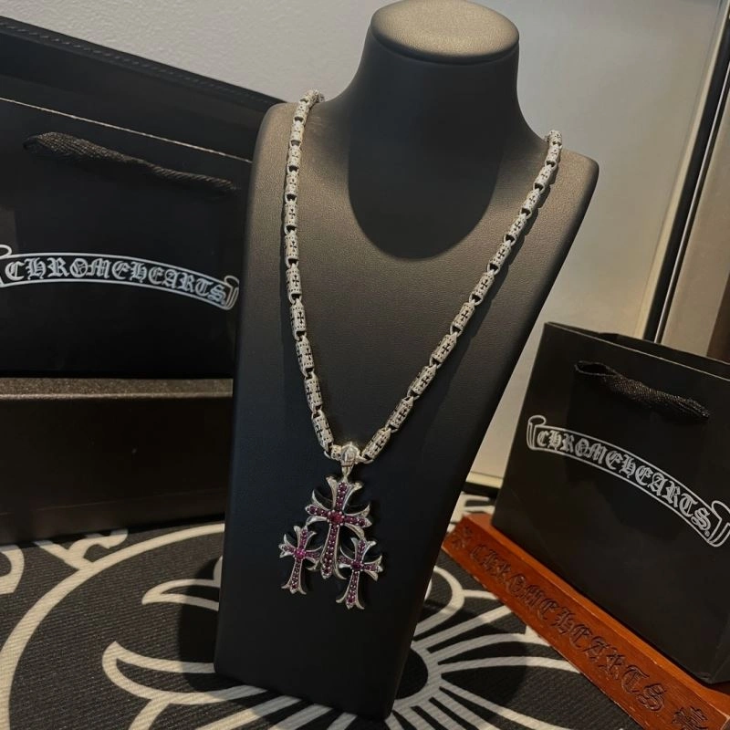 Unisex Chrome Hearts Necklaces 242431