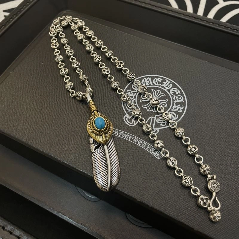 Cozy Chrome Hearts Necklaces 242383