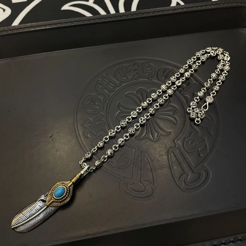 Cozy Chrome Hearts Necklaces 242383