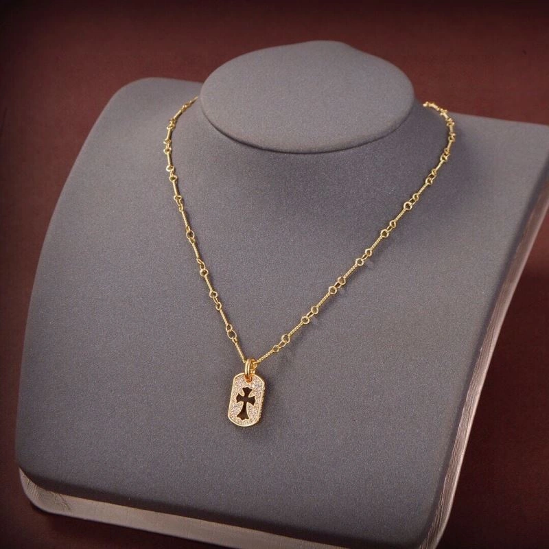 Comfortable Chrome Hearts Necklaces 236396