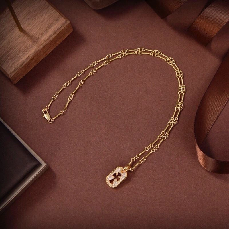 Comfortable Chrome Hearts Necklaces 236396