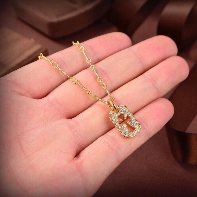 Comfortable Chrome Hearts Necklaces 236396