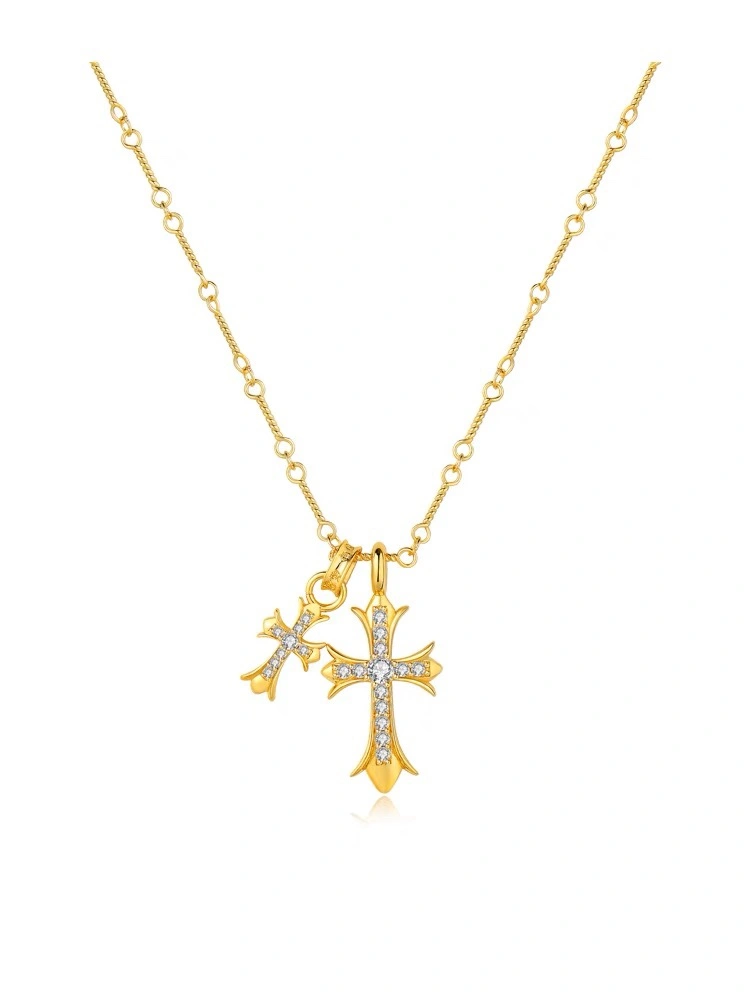 Compact Chrome Hearts Necklaces 242359