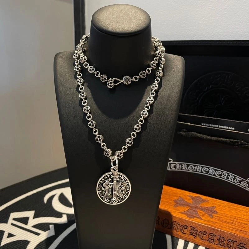 Neat Chrome Hearts Necklaces 241817