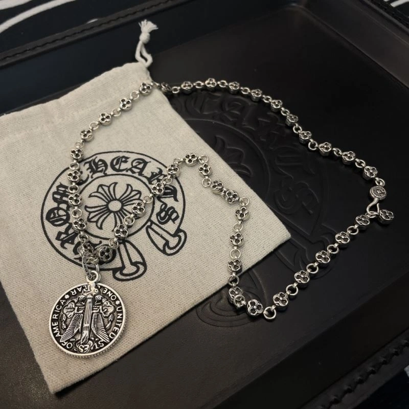 Neat Chrome Hearts Necklaces 241817