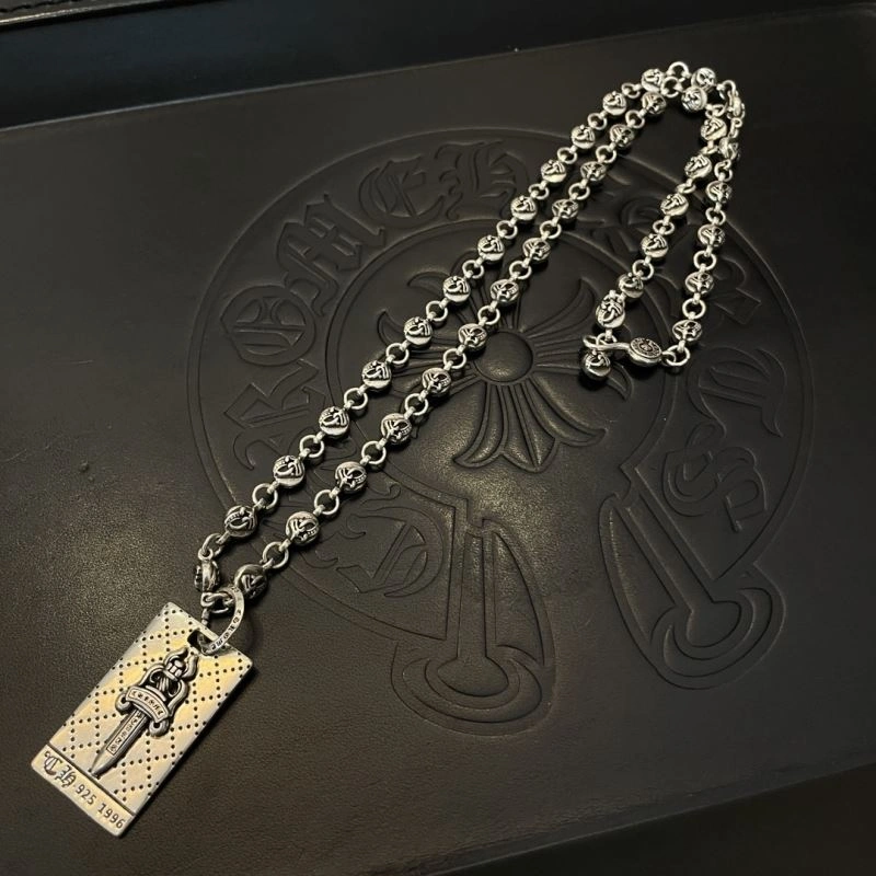Cozy Chrome Hearts Necklaces 241804