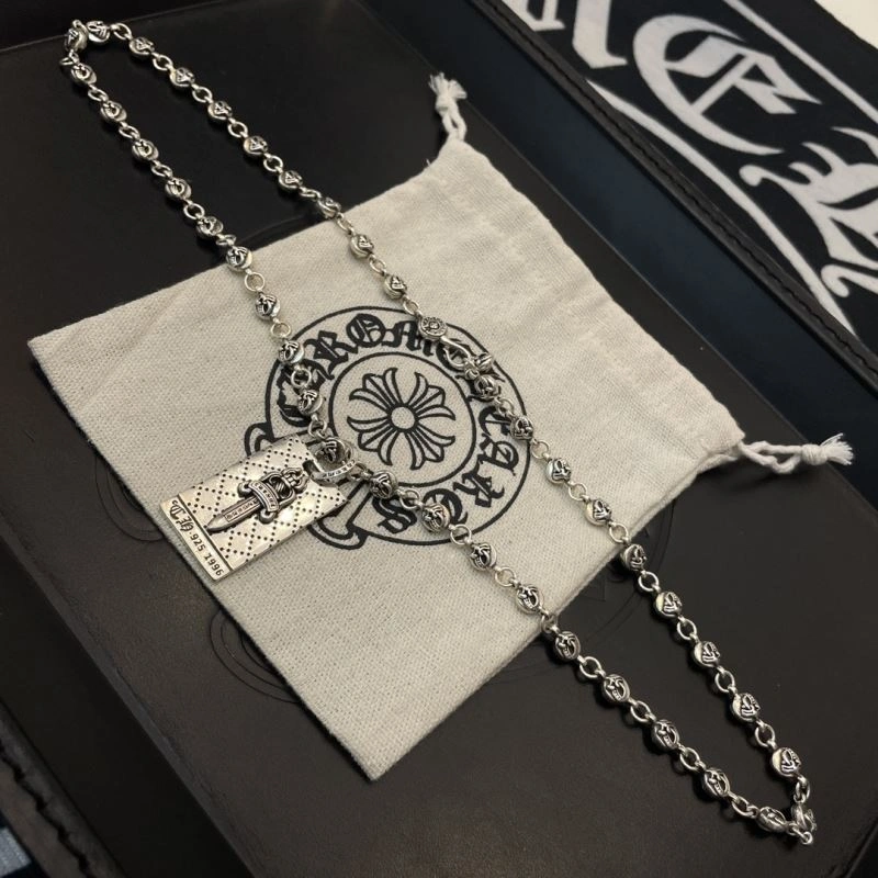 Cozy Chrome Hearts Necklaces 241804