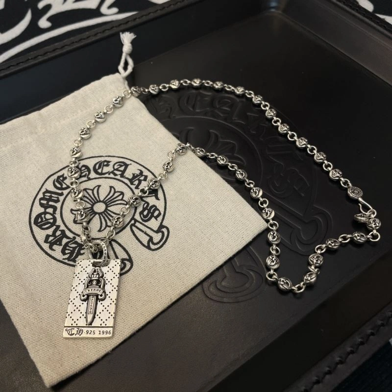 Cozy Chrome Hearts Necklaces 241804