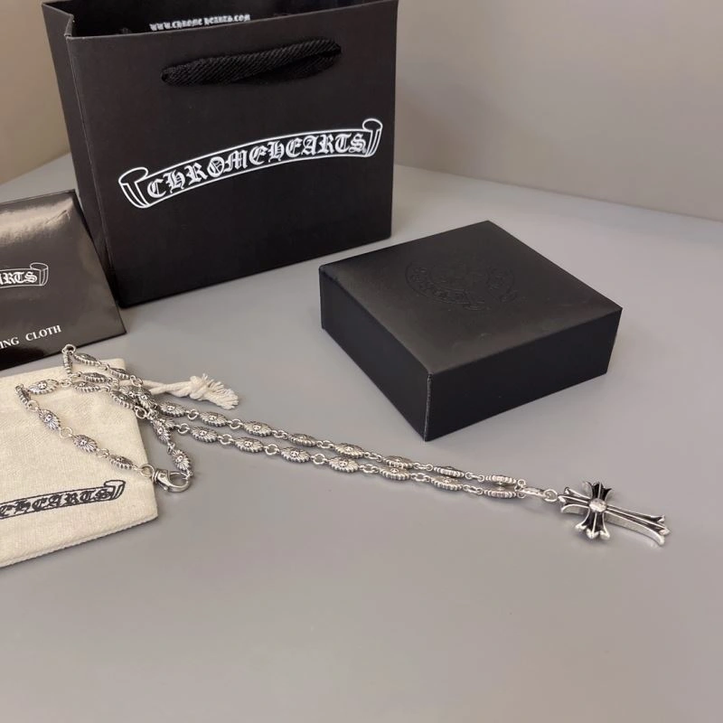 Cozy Chrome Hearts Necklaces 241649