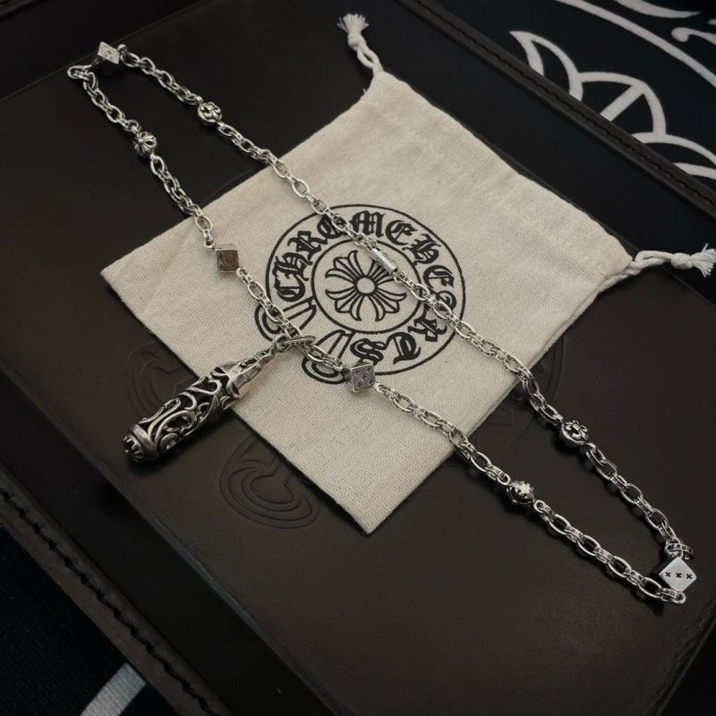 Sleek Chrome Hearts Necklaces 241634
