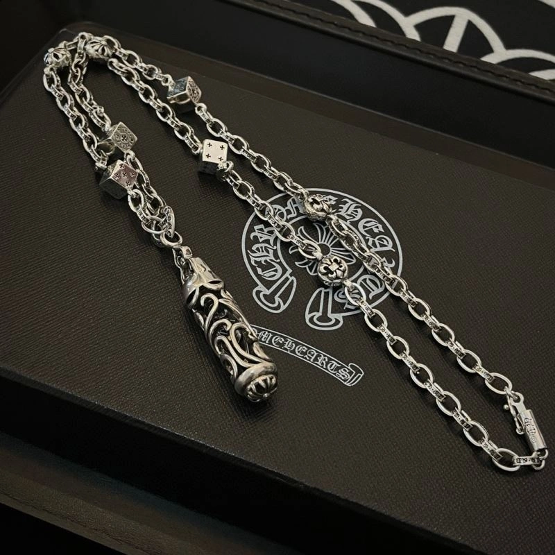 Sleek Chrome Hearts Necklaces 241634