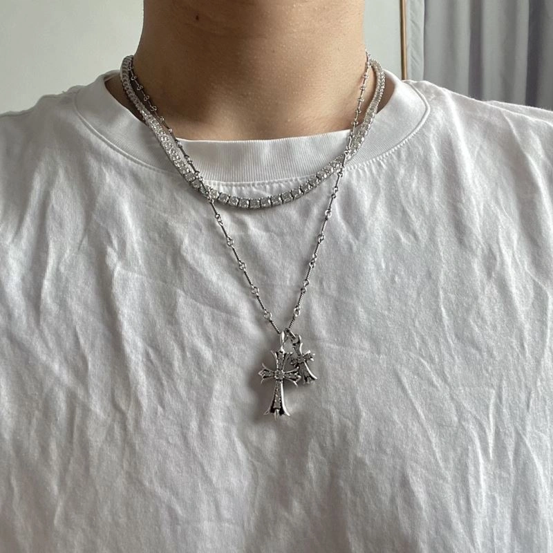 SoftTouch Chrome Hearts Necklaces 241574