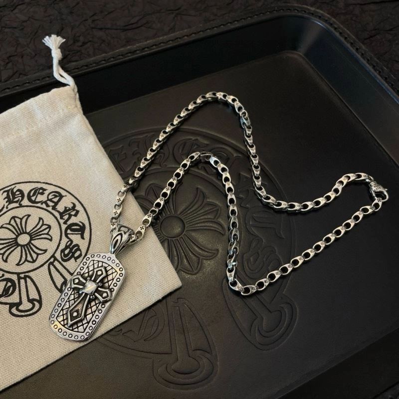 Cozy Chrome Hearts Necklaces 241250