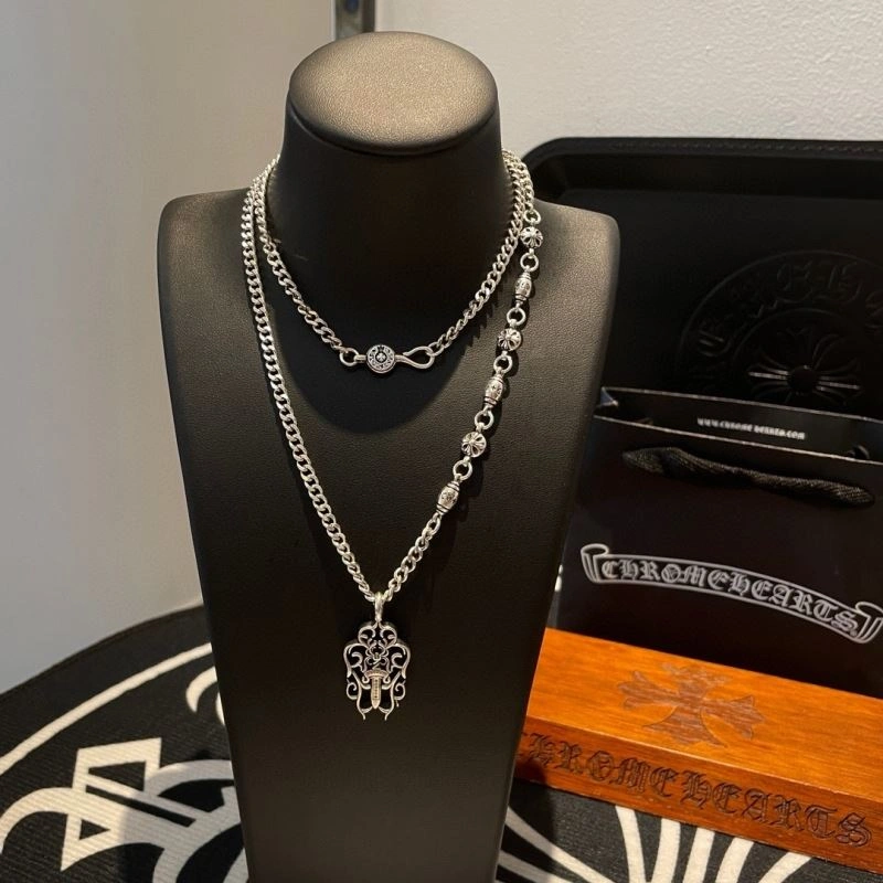SoftTouch Chrome Hearts Necklaces 241229