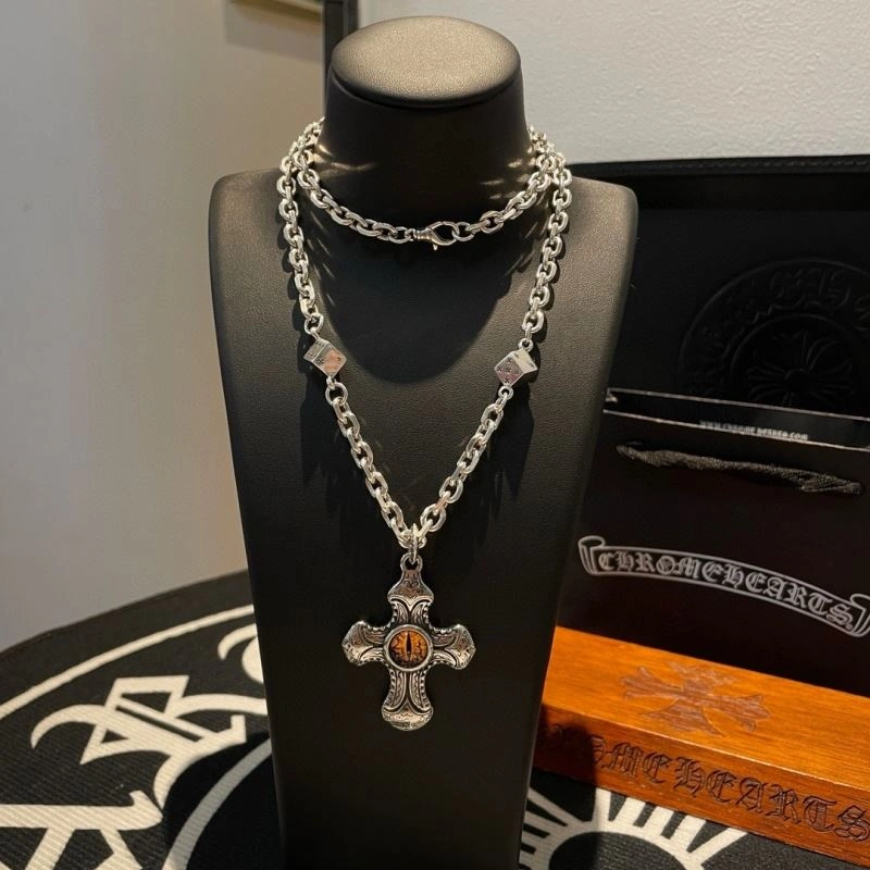 Sporty Chrome Hearts Necklaces 241222