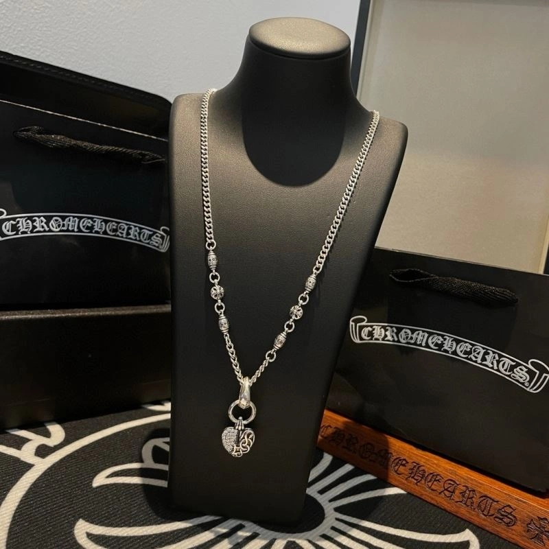 Compact Chrome Hearts Necklaces 241192
