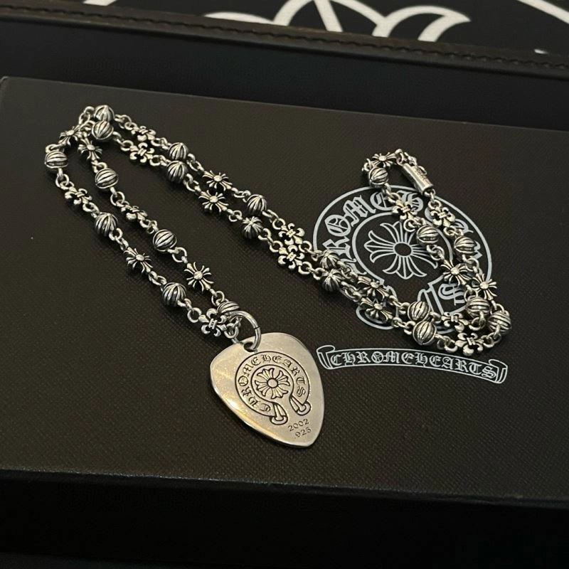 Thermal Chrome Hearts Necklaces 241220