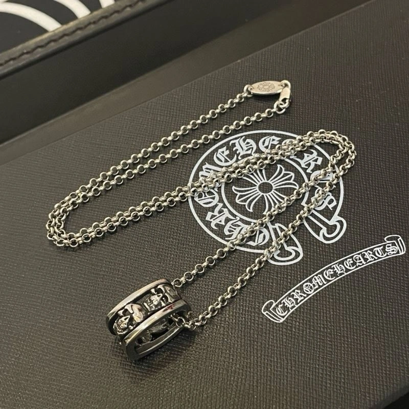 Cozy Chrome Hearts Necklaces 241181