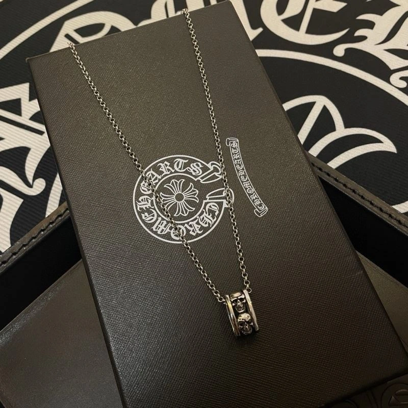 Cozy Chrome Hearts Necklaces 241181