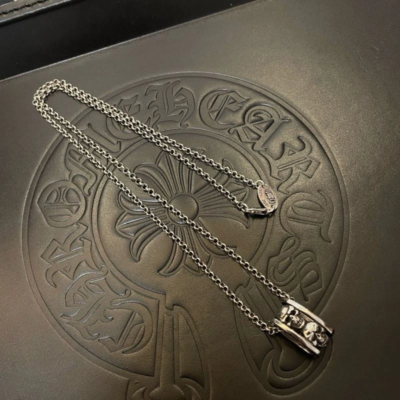 Cozy Chrome Hearts Necklaces 241181