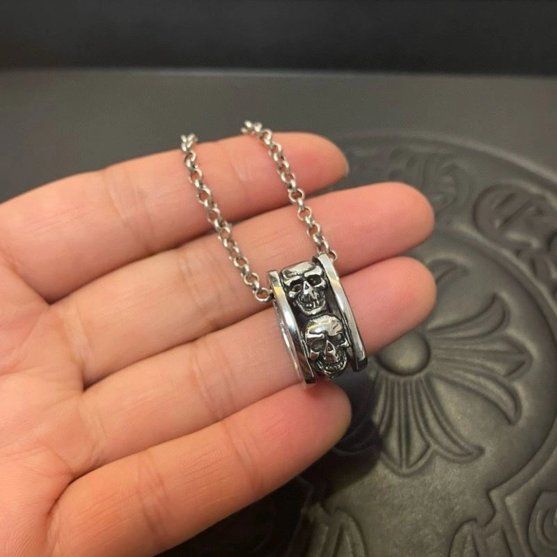 Cozy Chrome Hearts Necklaces 241181