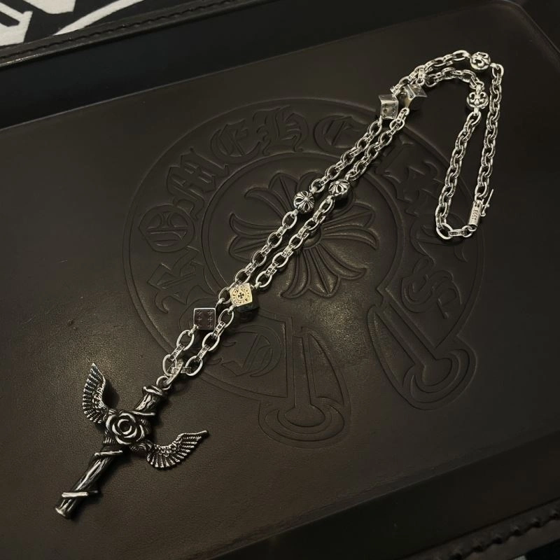 Seasonal Chrome Hearts Necklaces 241165