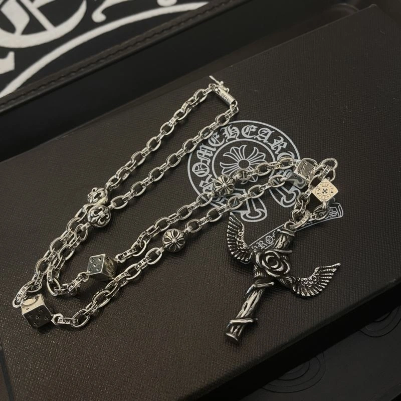 Seasonal Chrome Hearts Necklaces 241165